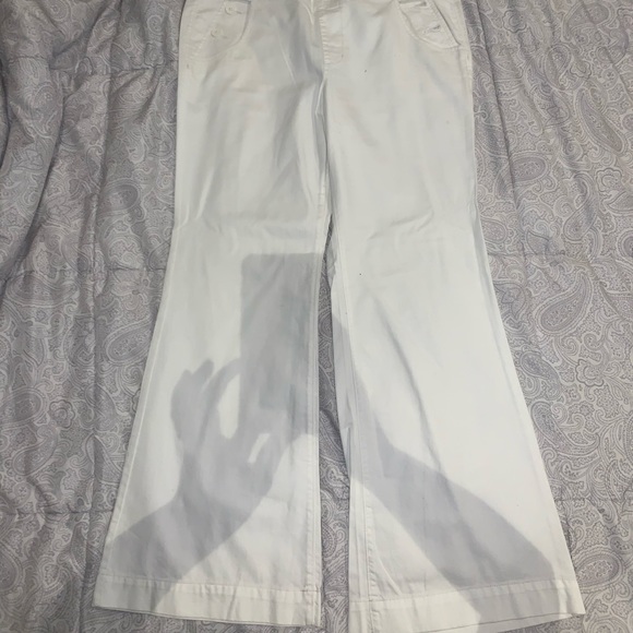 Mid rise wide leg trousers - Picture 1 of 4